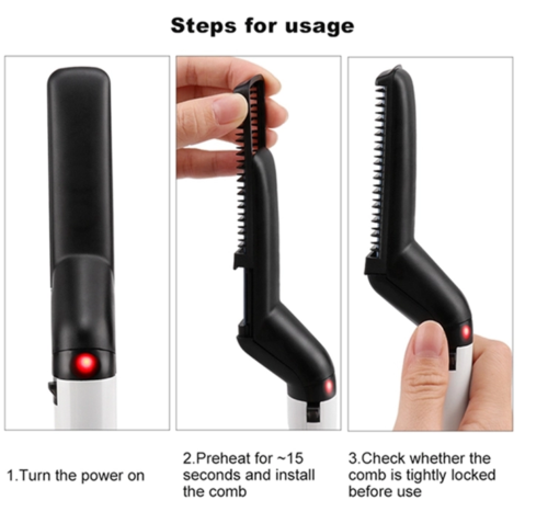 easy to use Multifunctional hair comb for men