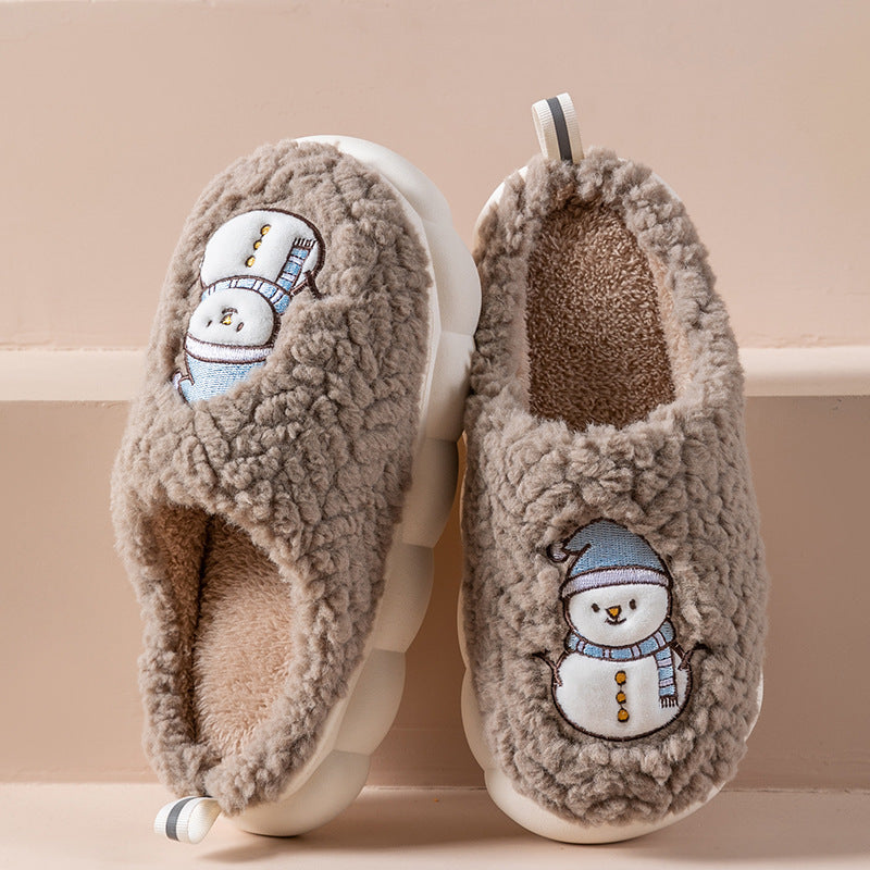 Cute Snowman Slippers