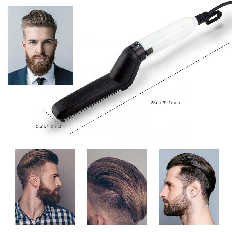 Men's hair and beard care with a multifunctional comb