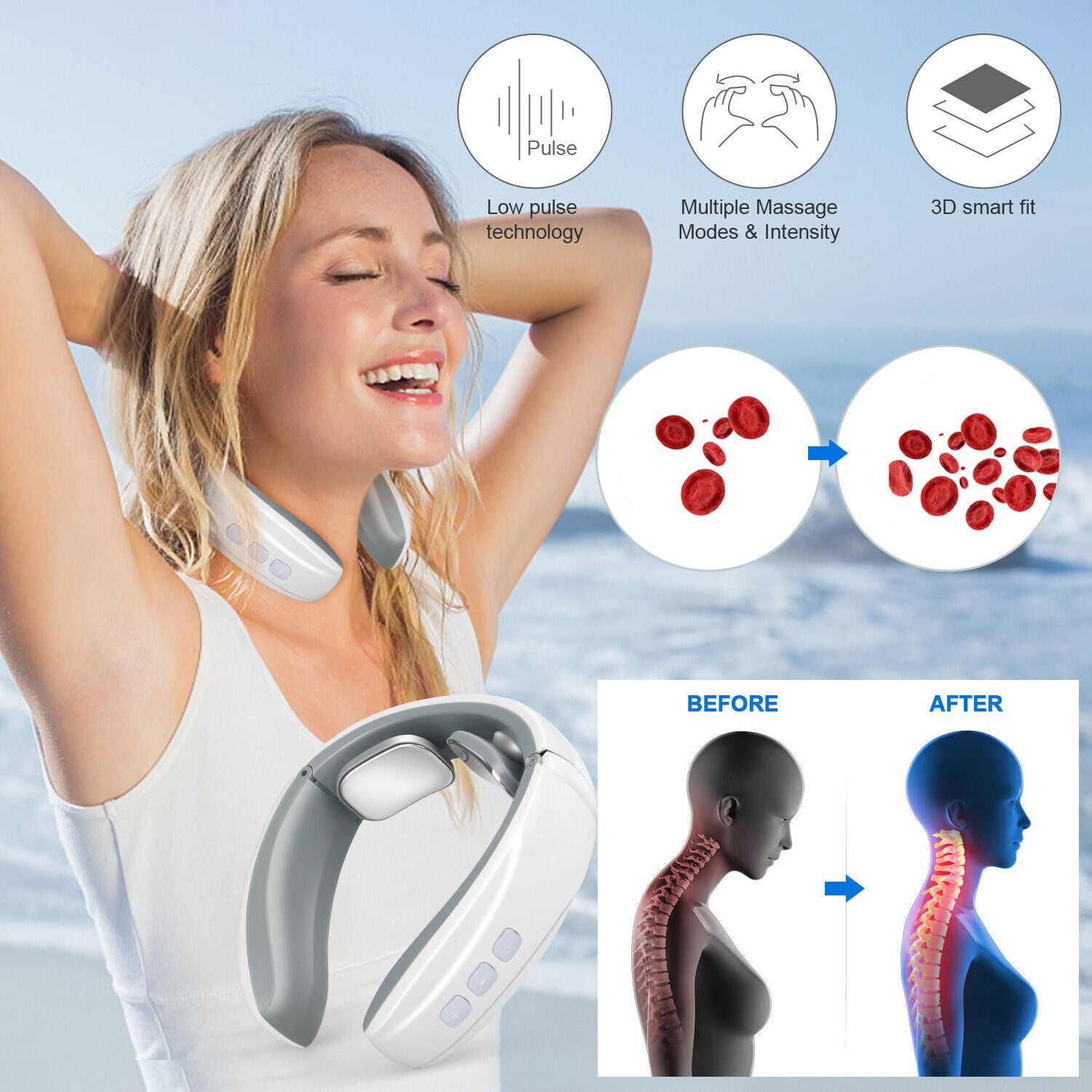 Electric Neck Massager for women