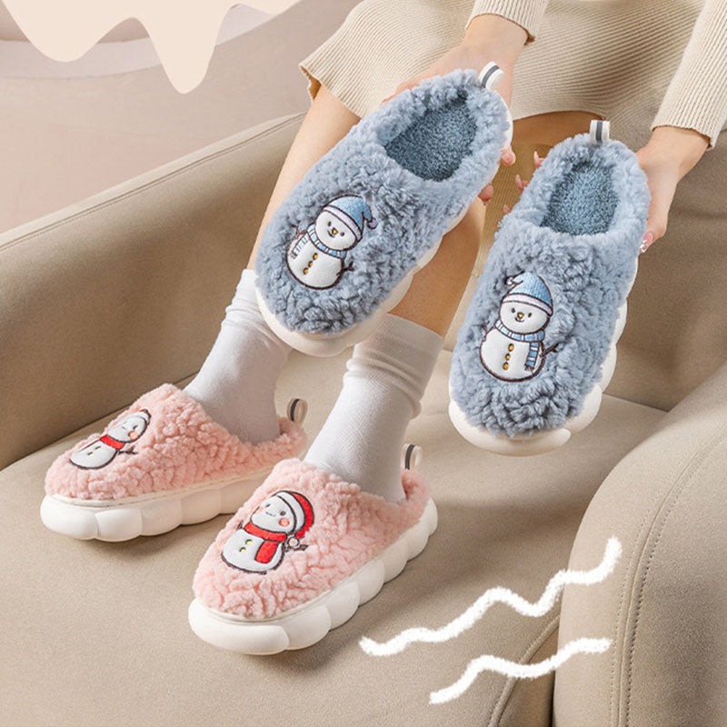 Cute Snowman Slippers