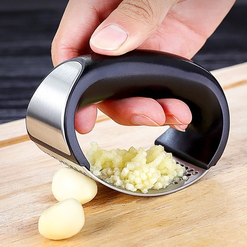 Stainless Steel Garlic Chopper Efficiently minces garlic cloves with sharp blades