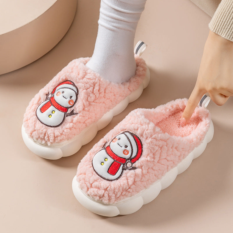 Cute Snowman Slippers