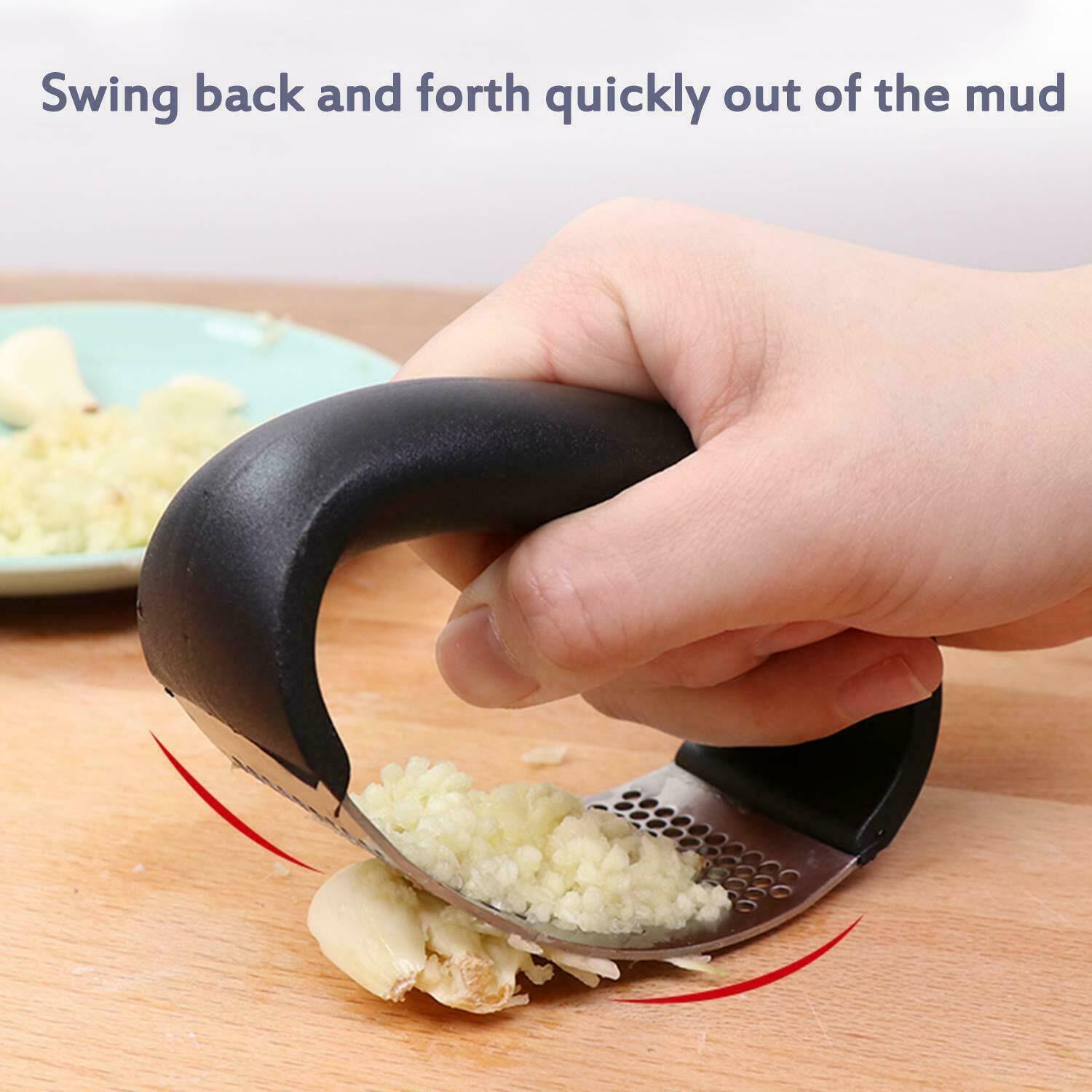 swing back and forth easy to use Stainless Steel Garlic chopper