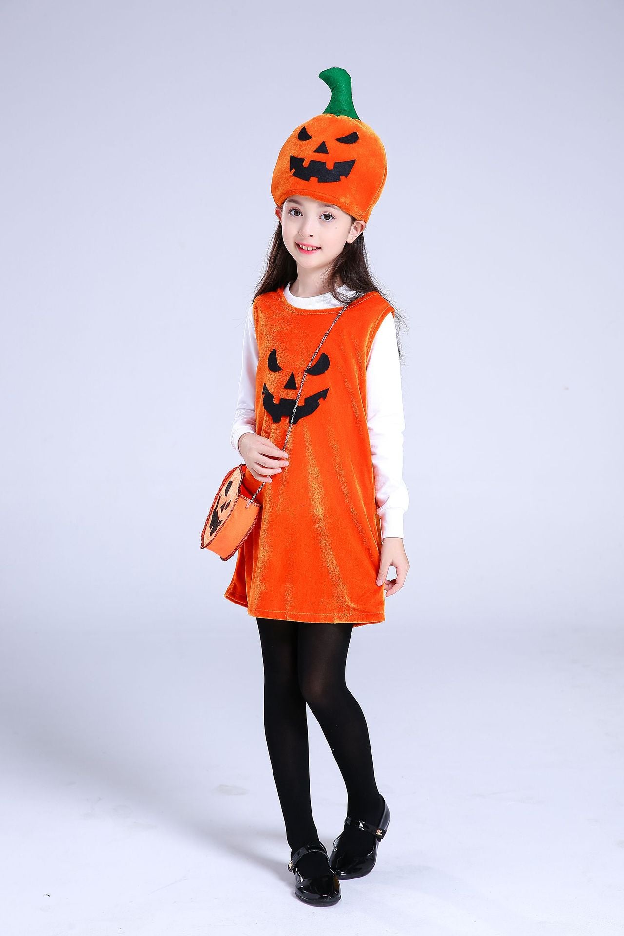 Children's Halloween pumpkin costume