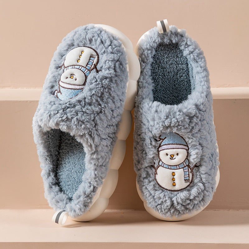 Cute Snowman Slippers