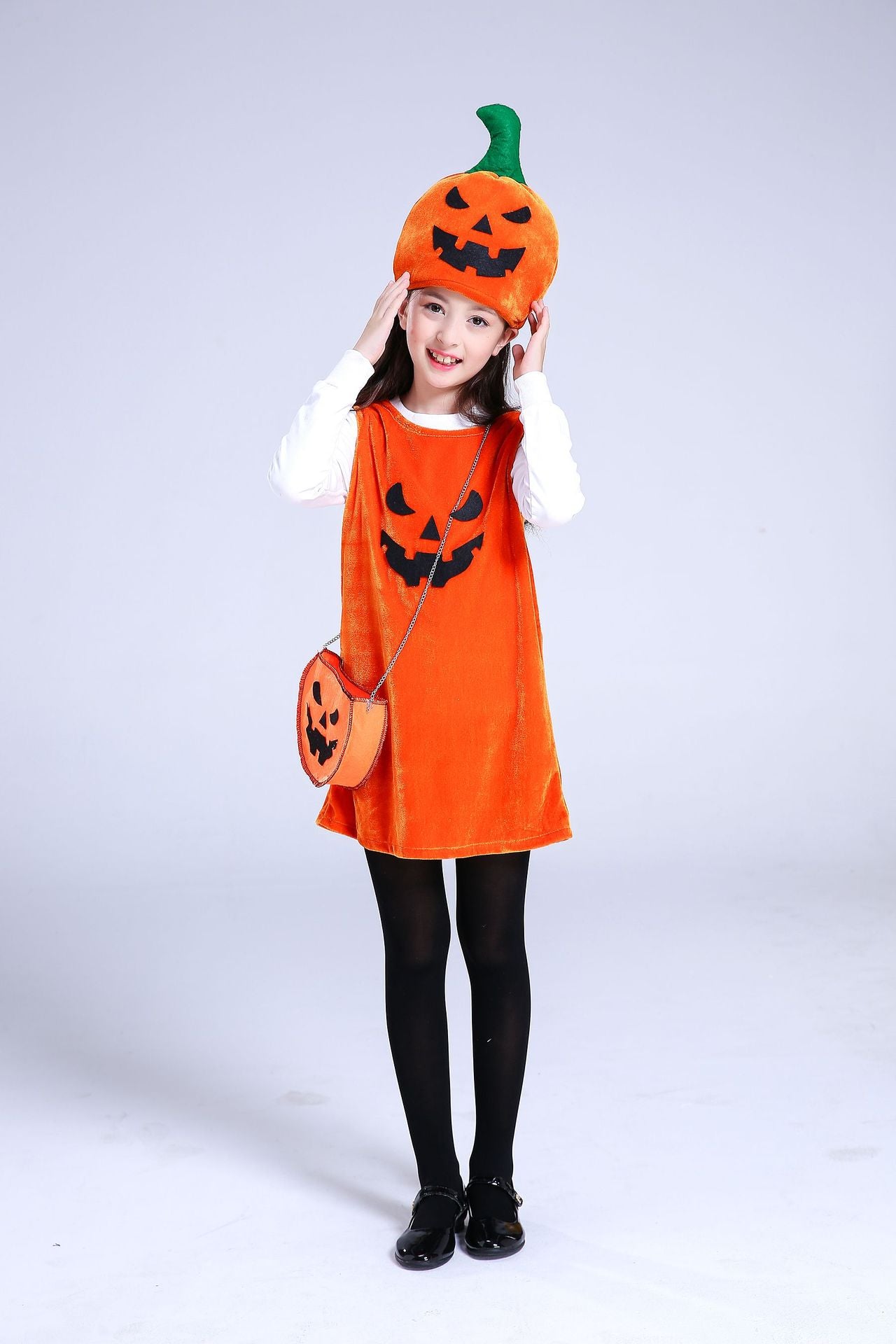 Children's Halloween pumpkin costume