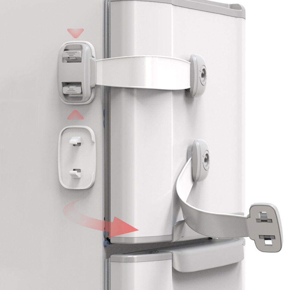 Easy-to-install child safety locks for cabinets,draws and fridge