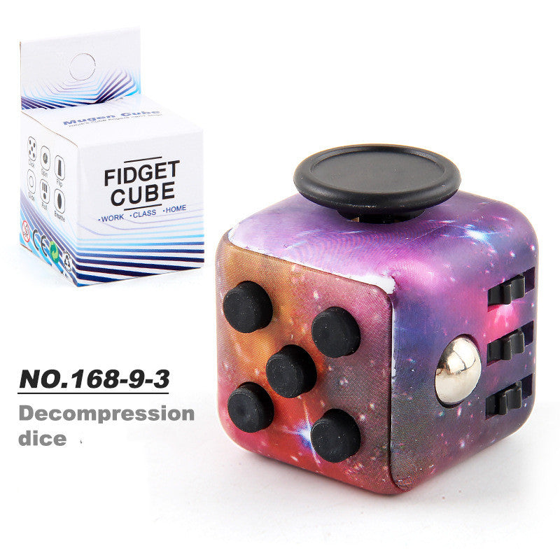 universal color fidget stress relief cube