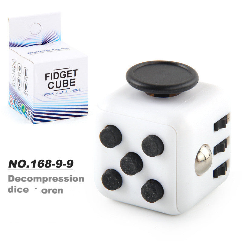 Stress relief cube in white colour