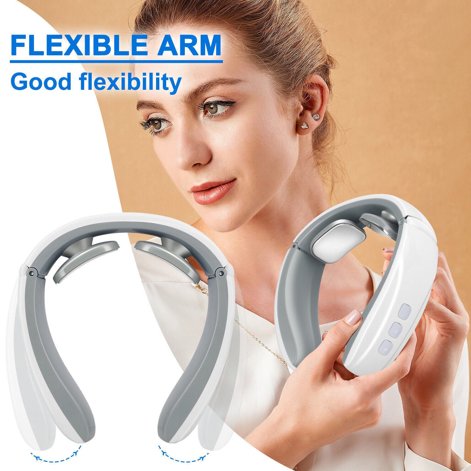 Electric Neck Massager with flexible arm