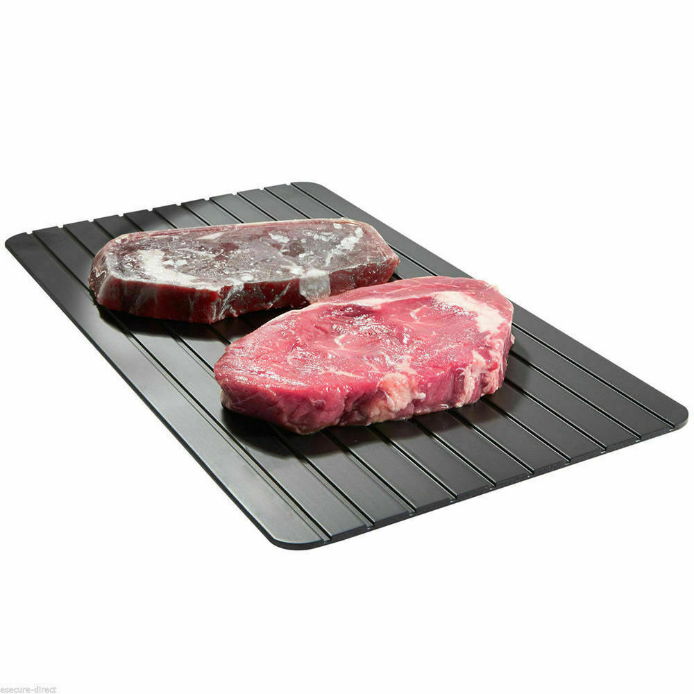 Fast Defrost Frozen meat tray that instantly melt the frozen meat