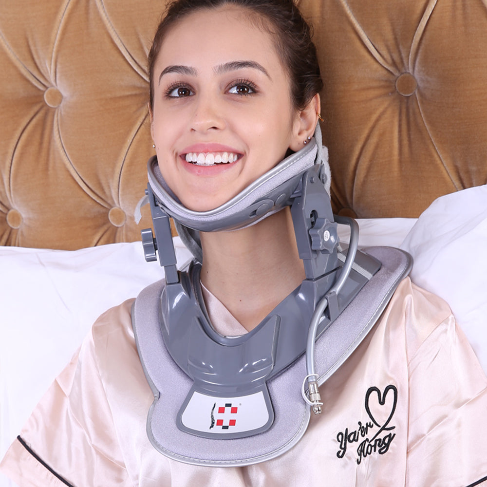 Adjustable Cervical Neck Traction Device for Neck Pain